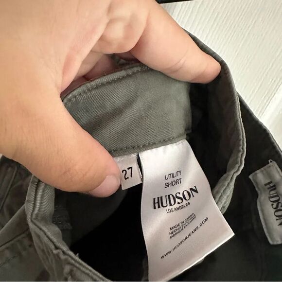 Hudson Women’s Utility Short Green Size 27 - Picture 9 of 10